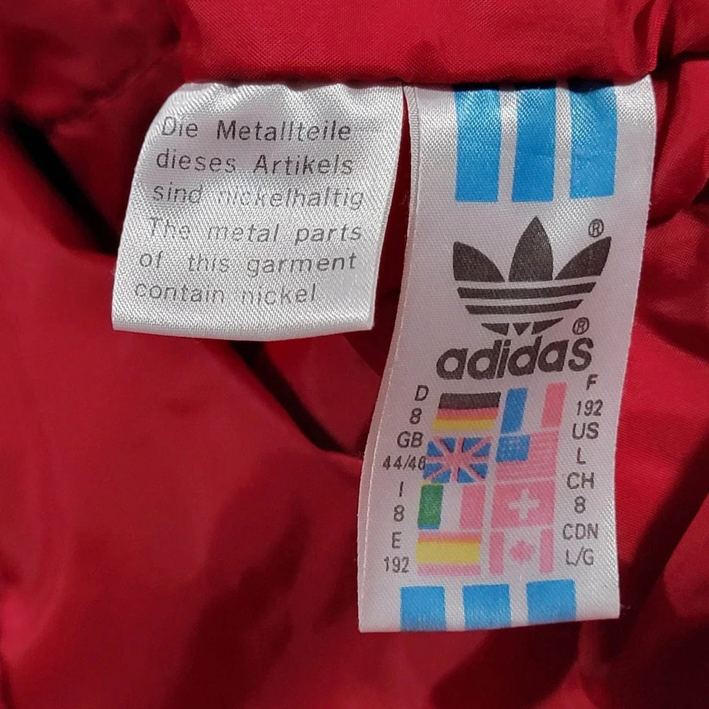 Adidas Vintage 90s Color Block Heavy Jacket